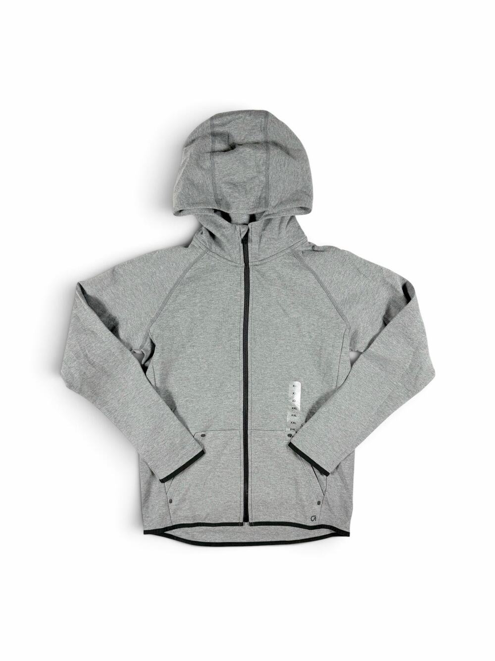 NEW Gap GapFit Kids Tech Hoodie Full Zip Gray XXL (14-16)